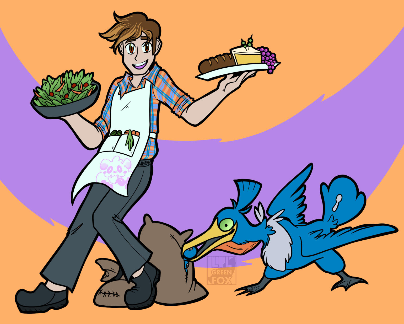 Georges Garner Pokemon Trainer character design commission