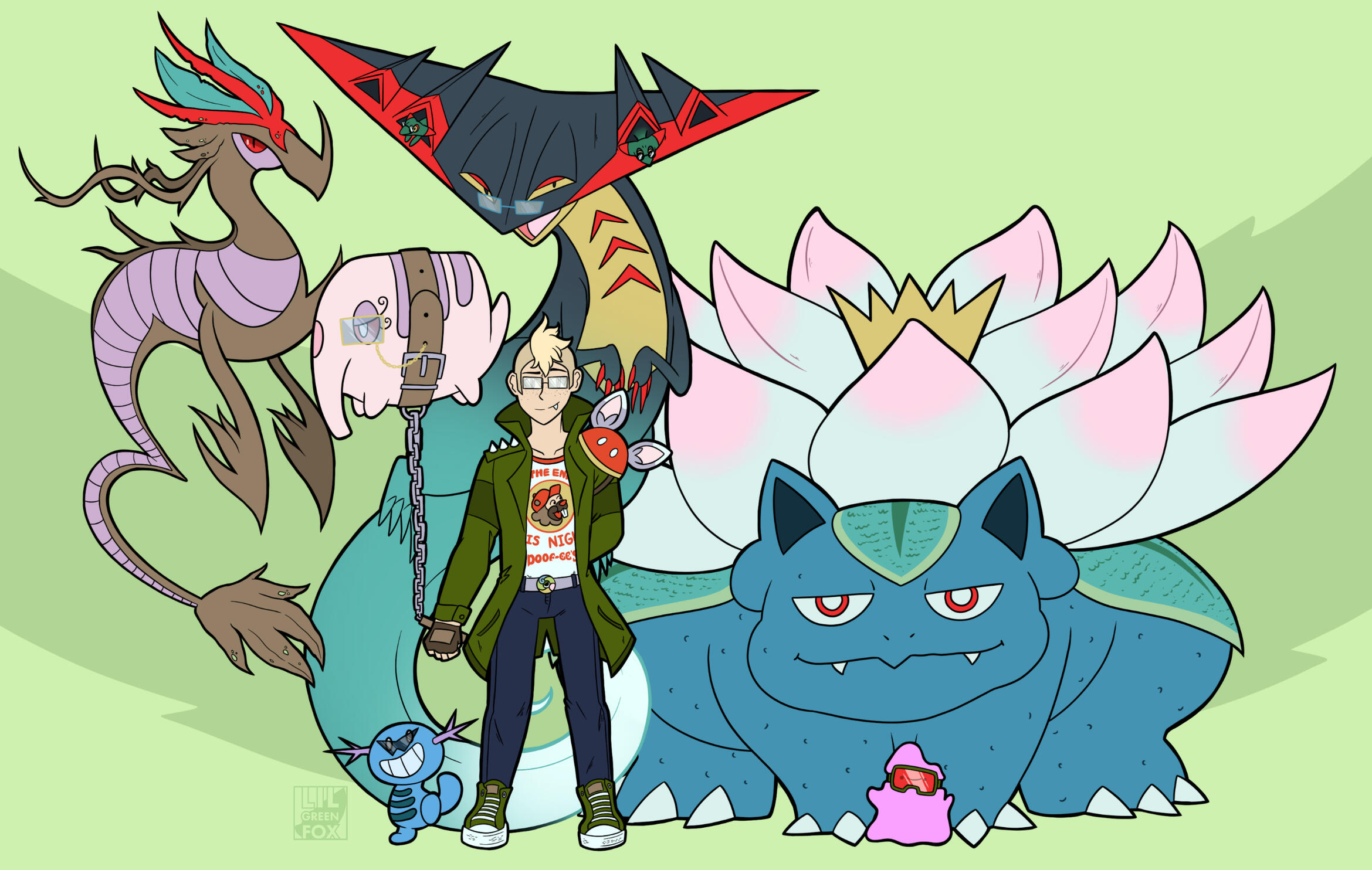 Sherman Pokemon Team Commission