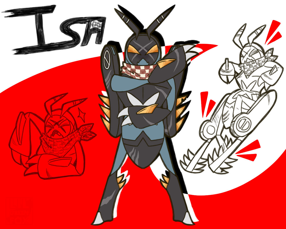Isa the Lokix - character design commission