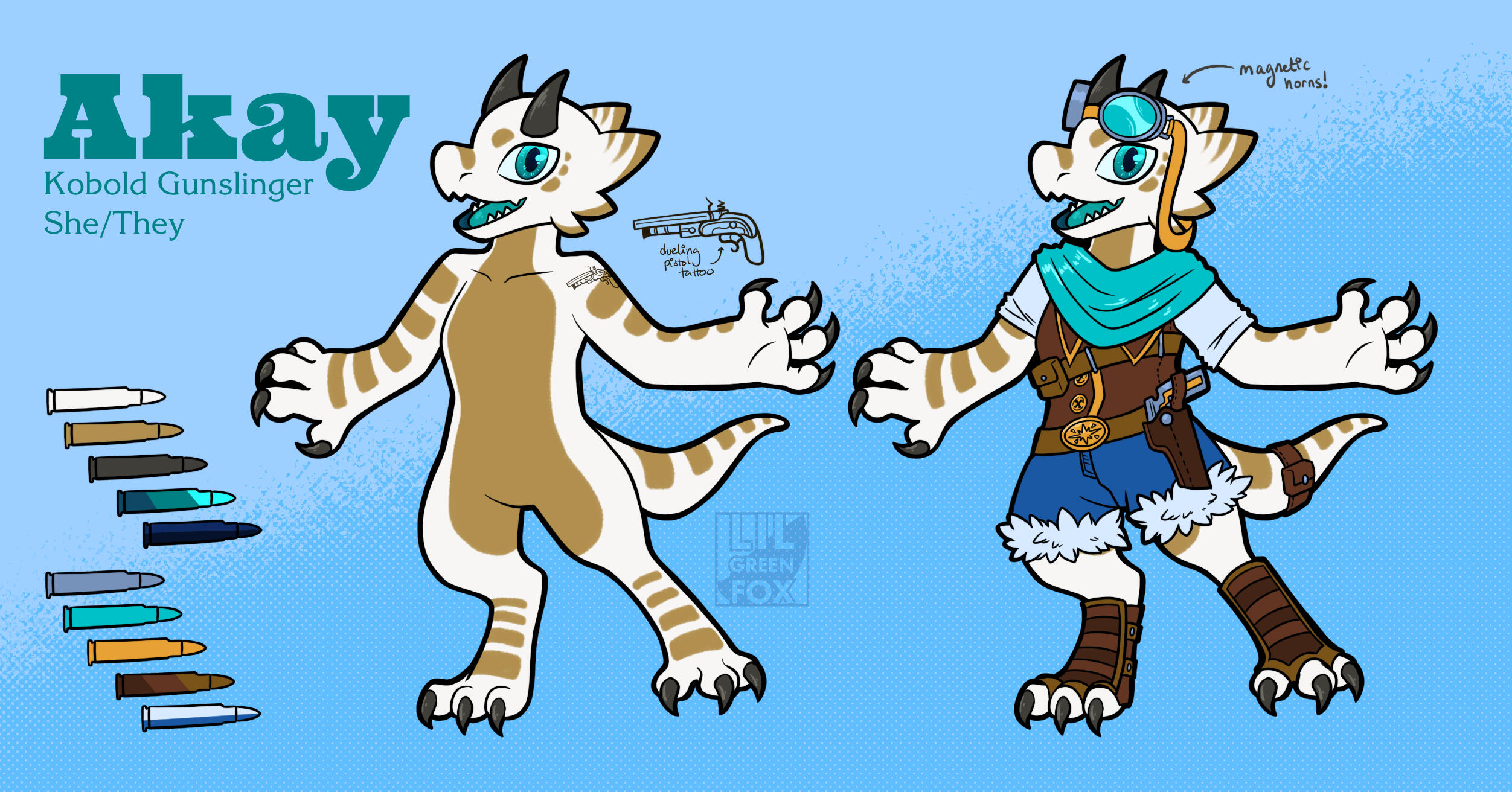 Akay the Kobold Character Design Commission